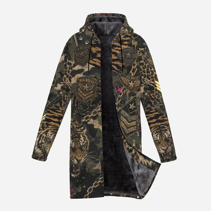 PIA BOLTE® WILD TIGER & REBEL BULL SHERPA LONG JACKET