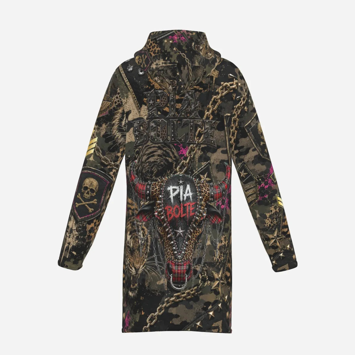 PIA BOLTE® WILD TIGER & REBEL BULL SHERPA LONG JACKET