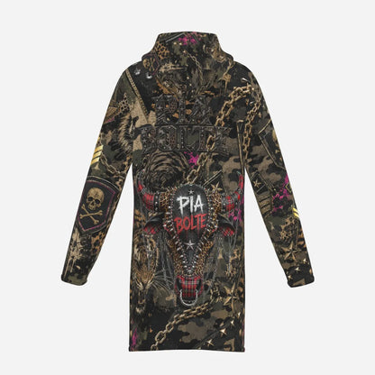 PIA BOLTE® WILD TIGER & REBEL BULL SHERPA LONG JACKET