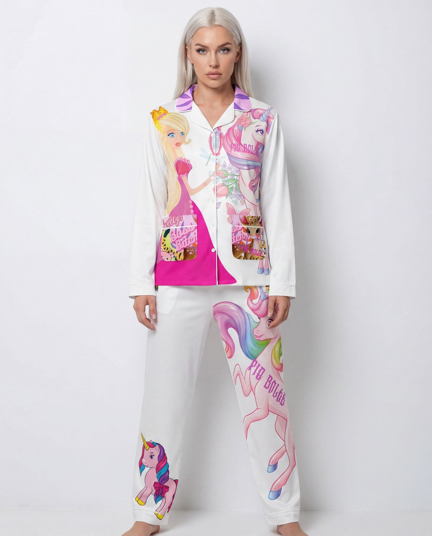Nightwear Pyjama Set Princess Unicorn