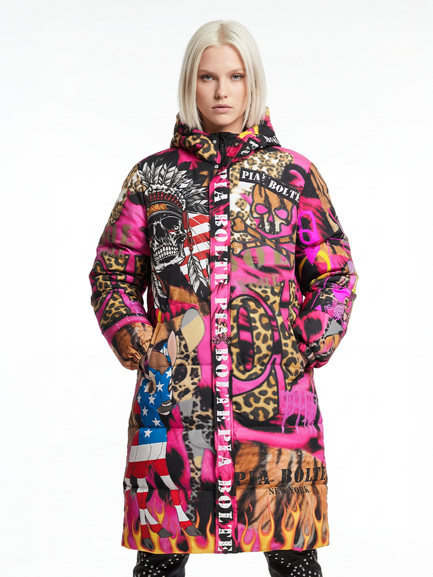 PIA BOLTE® Mantel Pink Winter - PIA BOLTE® COUTURE