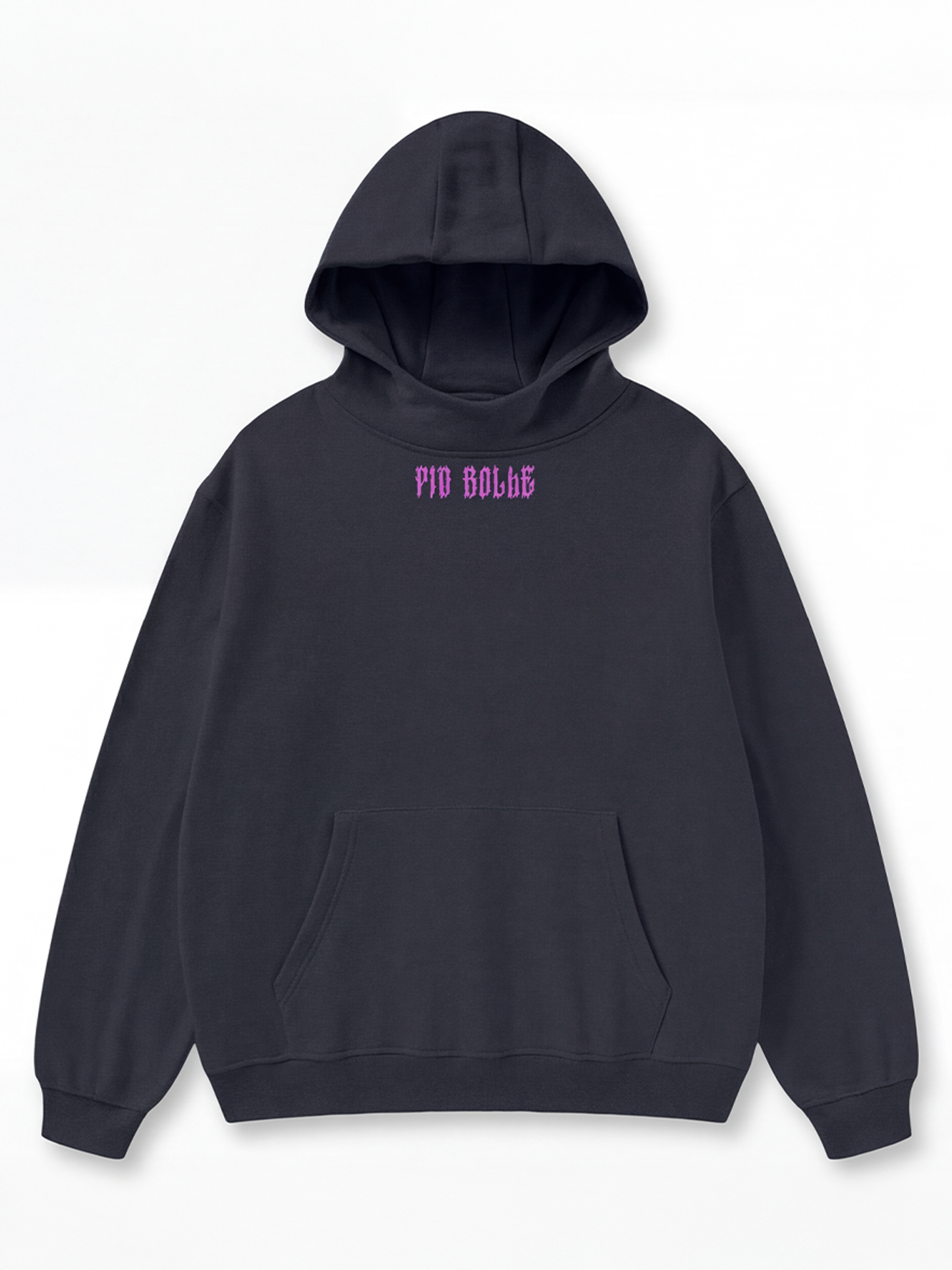 WINTER Hoodie LA black pink fleece - PIA BOLTE® COUTURE
