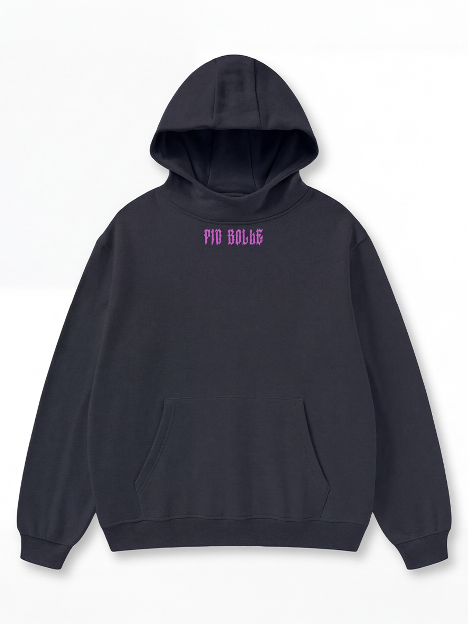 WINTER Hoodie LA black pink fleece - PIA BOLTE® COUTURE