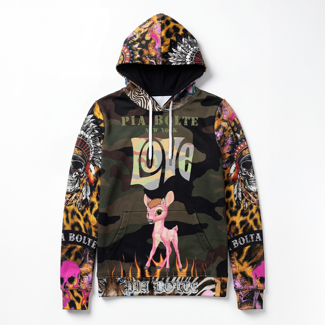 PIA BOLTE® Hoodie - camouflage Bambii Tiger