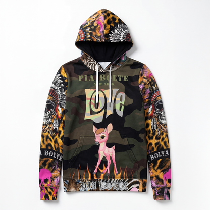 PIA BOLTE® Hoodie - camouflage Bambii Tiger