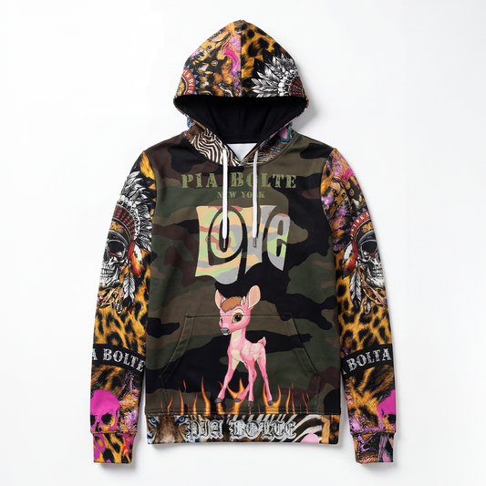 PIA BOLTE® Hoodie - camouflage Bambii Tiger