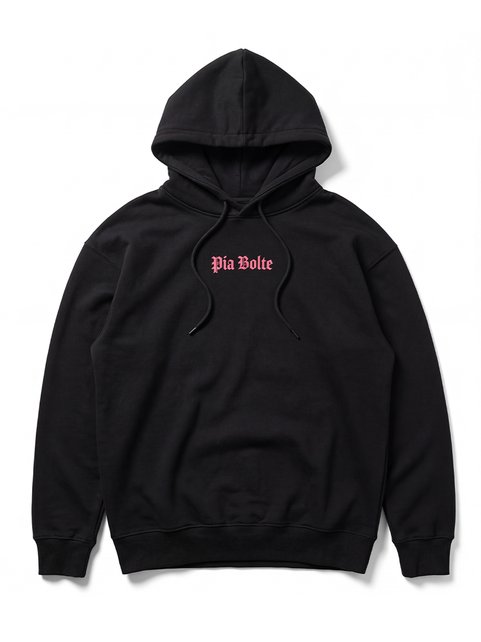 Hoodie LA black neon pink - PIA BOLTE® COUTURE