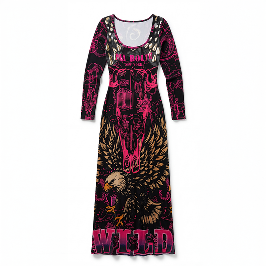 PIA BOLTE® RUNWAY VELVET DRESS – Midnight Statement