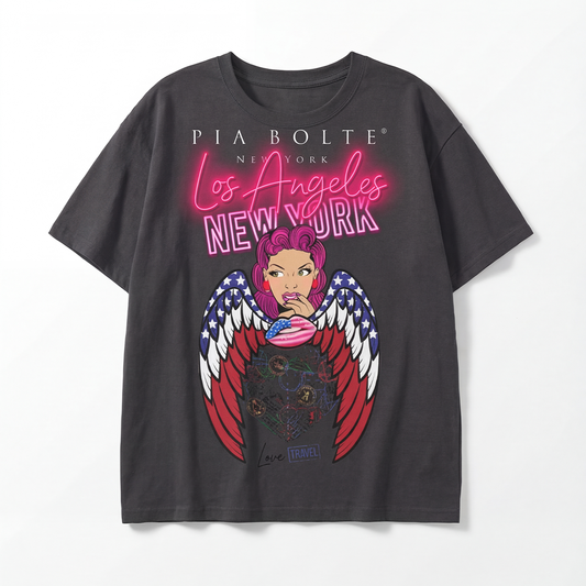 T-Shirt LA love NYC