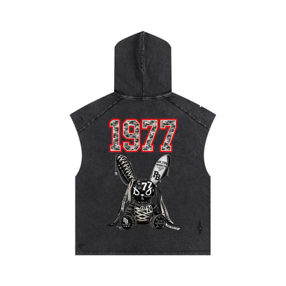 PIA BOLTE® 1977 PUNK BUNNY RAW EDGE TANK TOP