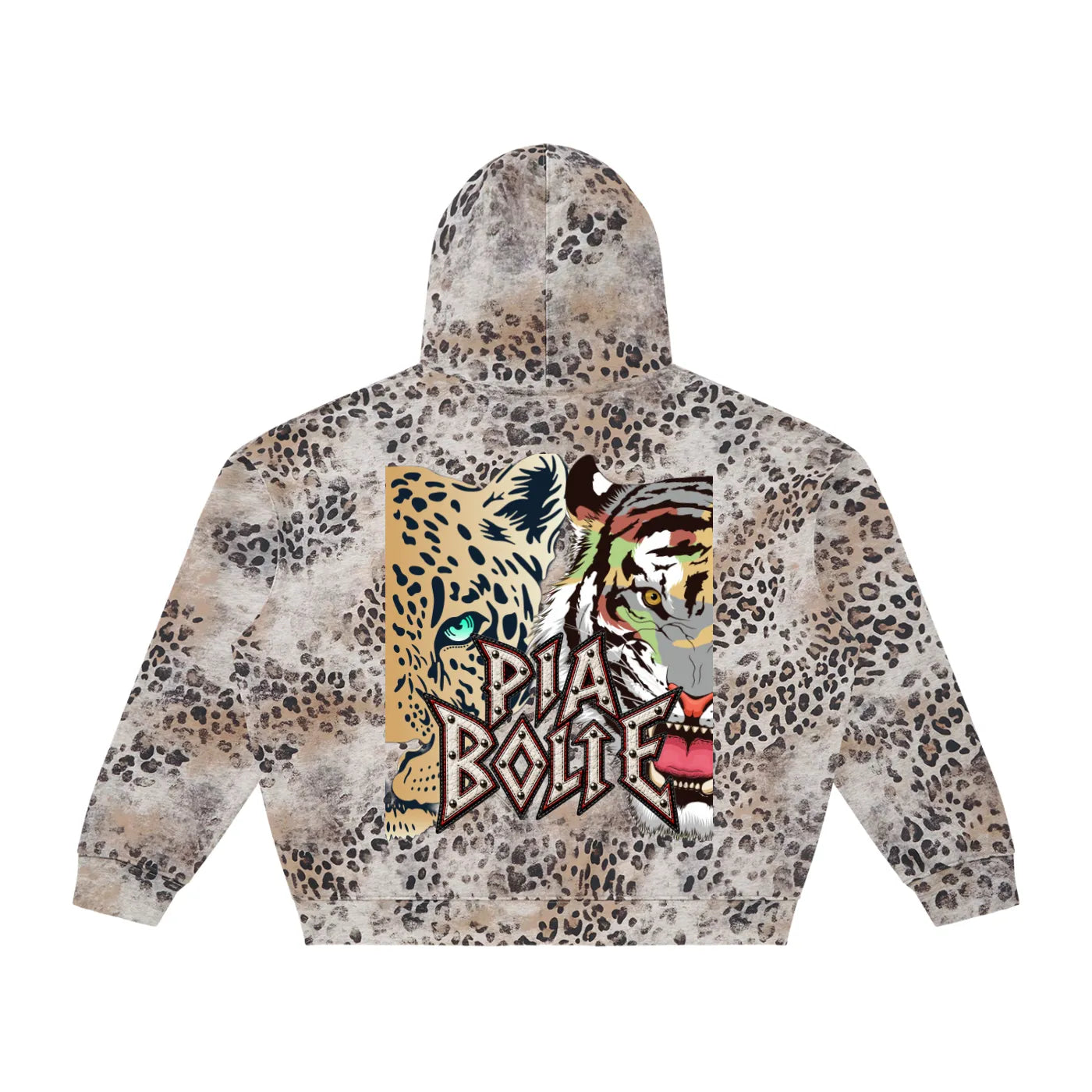 PIA BOLTE® 1977 Leopard Zip Hoodie unisex