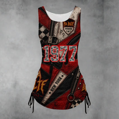 PIA BOLTE® Rebel Dress – Red Punk Edition