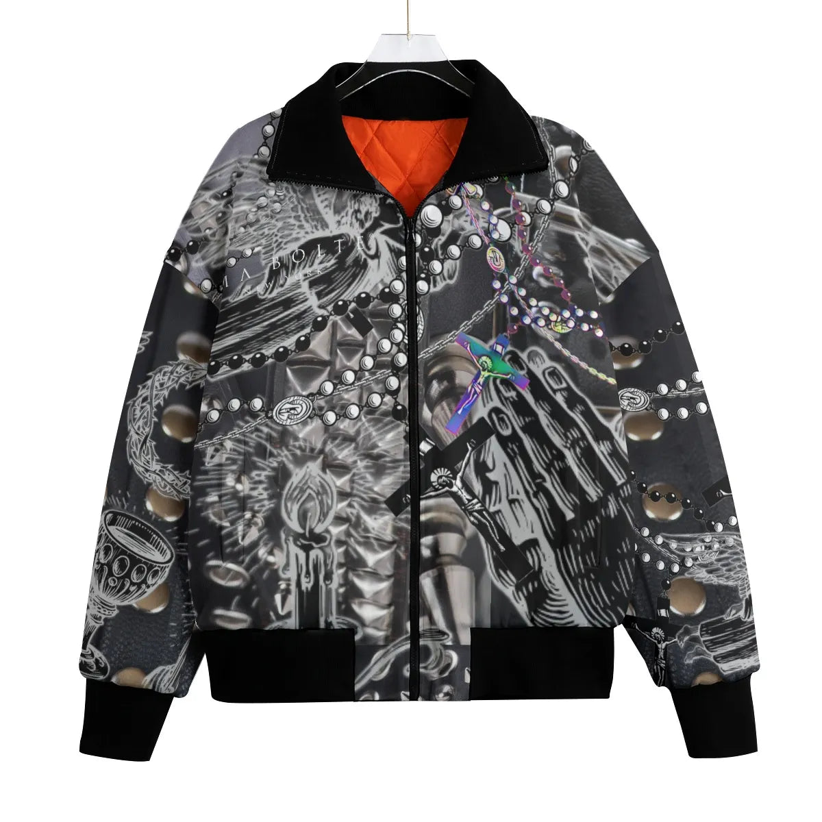 PIA BOLTE® ROCKSTAR JACKE – BLACK ICON PRINT - PIA BOLTE® COUTURE