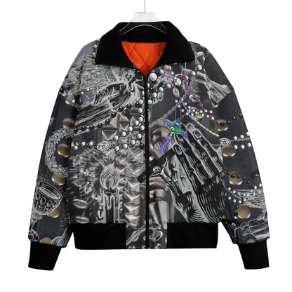 PIA BOLTE® ROCKSTAR JACKE – BLACK ICON PRINT - PIA BOLTE® COUTURE