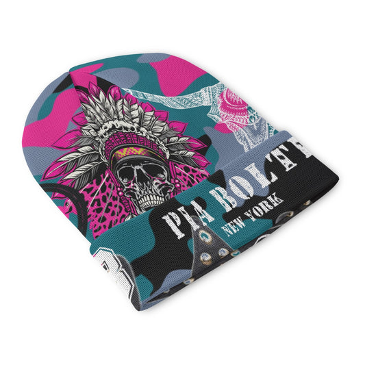 PIA BOLTE® Mütze - Camou Indian Skully