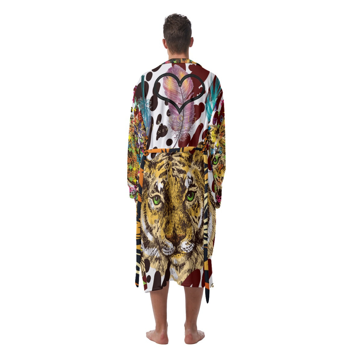 PIA BOLTE® Bademantel - Tiger