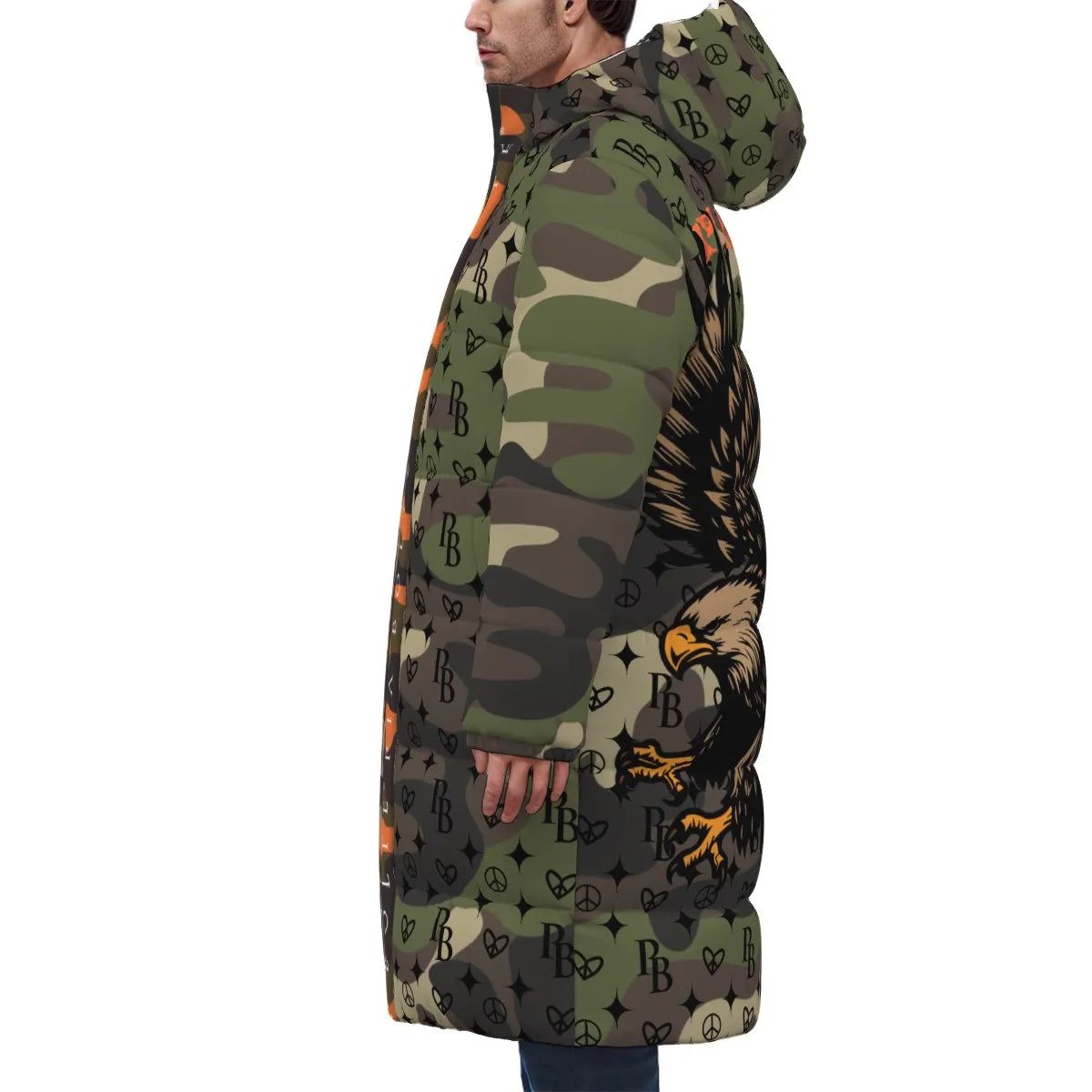 PIA BOLTE® Mantel – Camouflage EAGLE Unisex