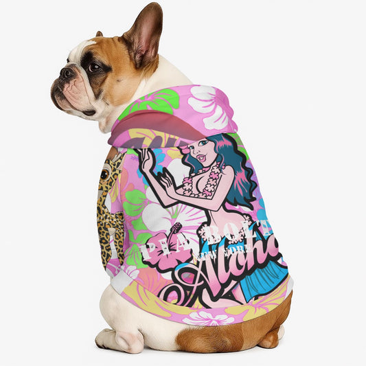 Dog Sweatshirt Aloha Hawaii