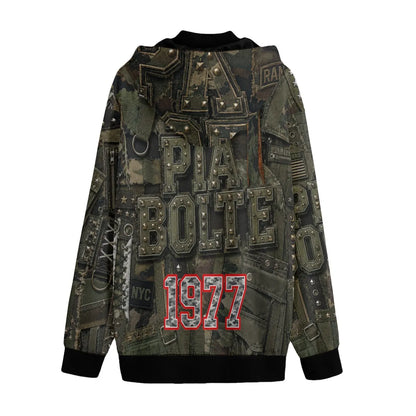 PIA BOLTE® Army 1977 Zip Hoodie – Military Heritage Edition