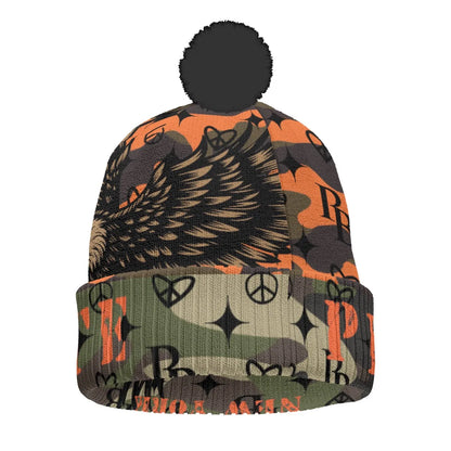 PIA BOLTE® Mütze – EAGLE Camouflage Pom-Pom