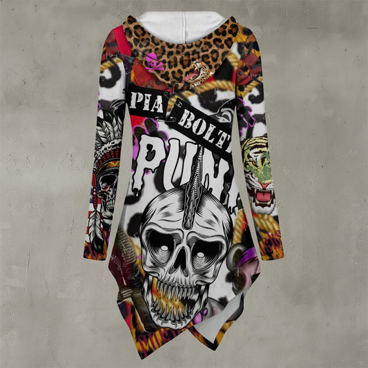 Streetstyle Hoodie von PIA BOLTE® – American Wildness mit Leo-Elementen & rebellischem Design