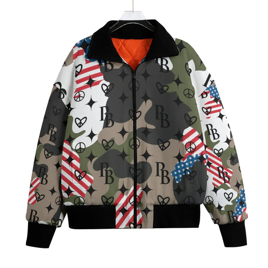 PIA BOLTE® College Jacket – Eagle Camo Stars Unisex