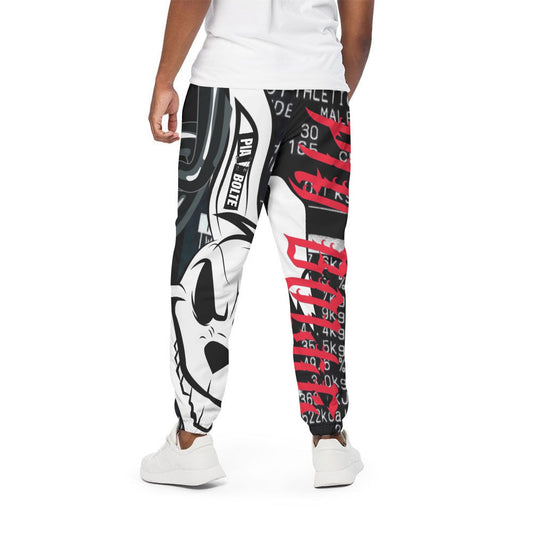 Streetstyle Hose von PIA BOLTE® – Wild Flames mit Totenkopf, Snake und Feuer-Elementen