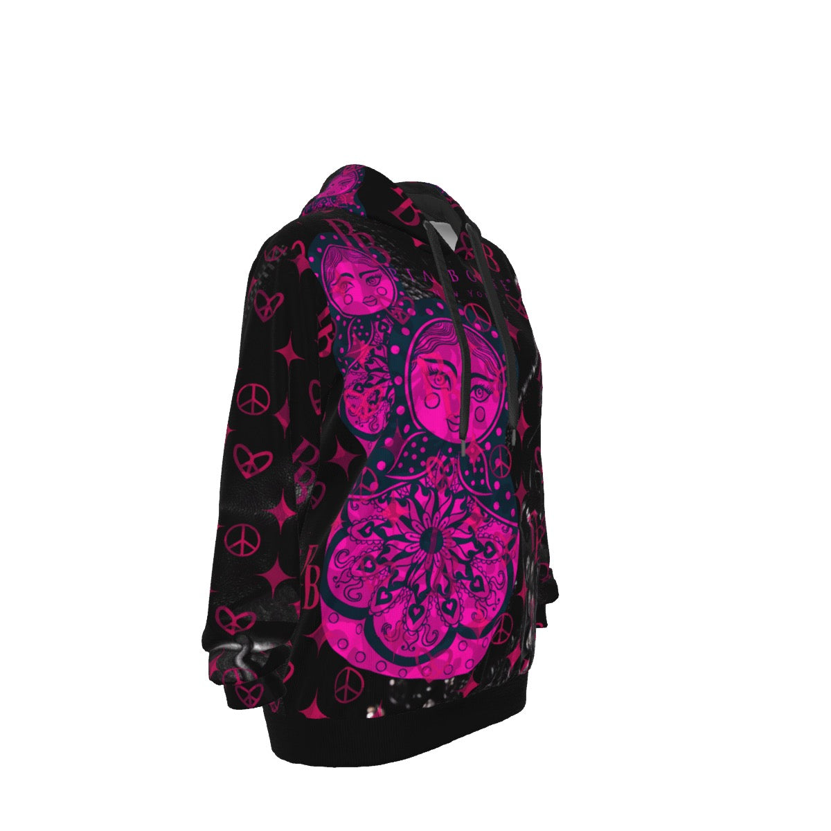 Hoodie Pink Hologram Matroschka