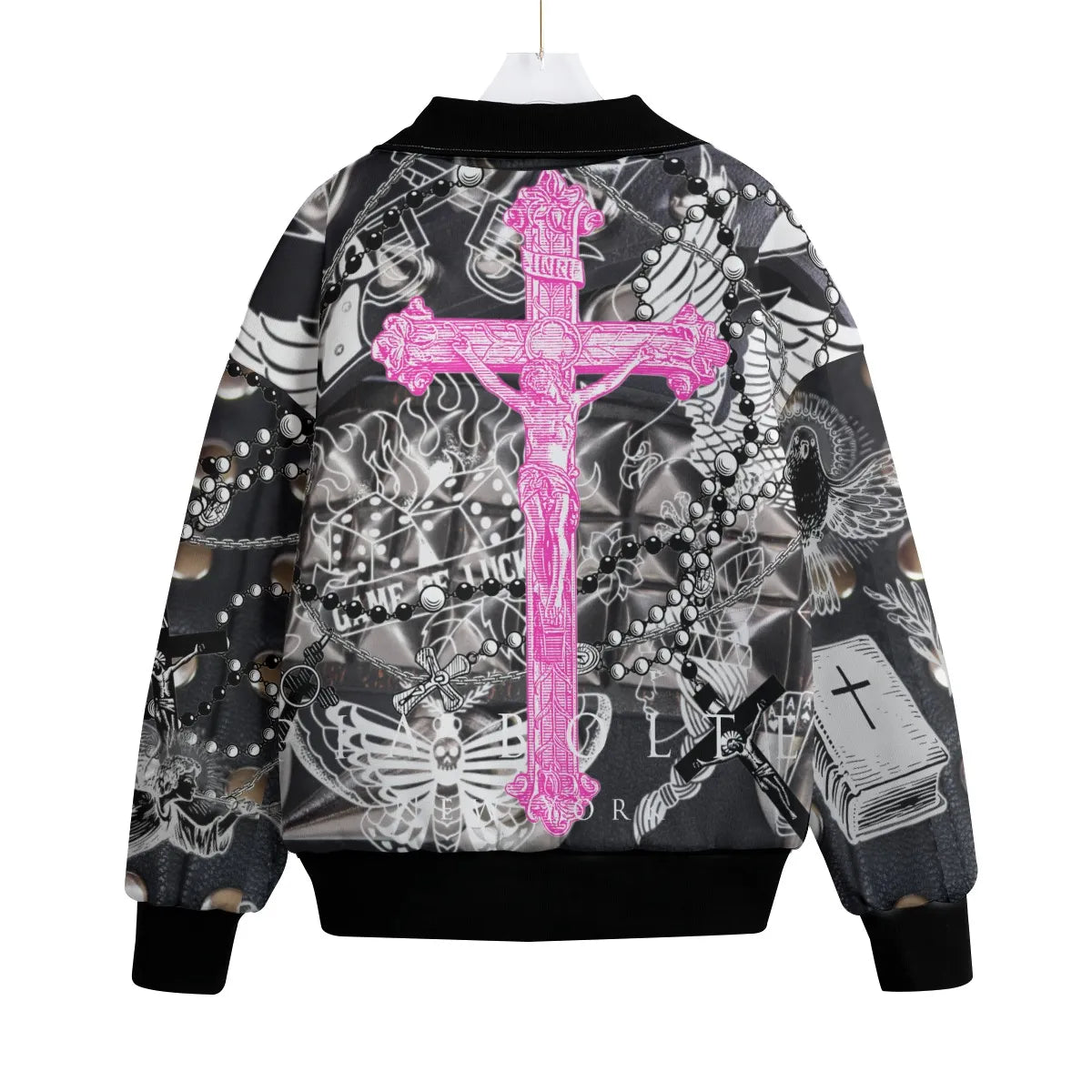 PIA BOLTE® ROCKSTAR JACKE – BLACK ICON PRINT - PIA BOLTE® COUTURE