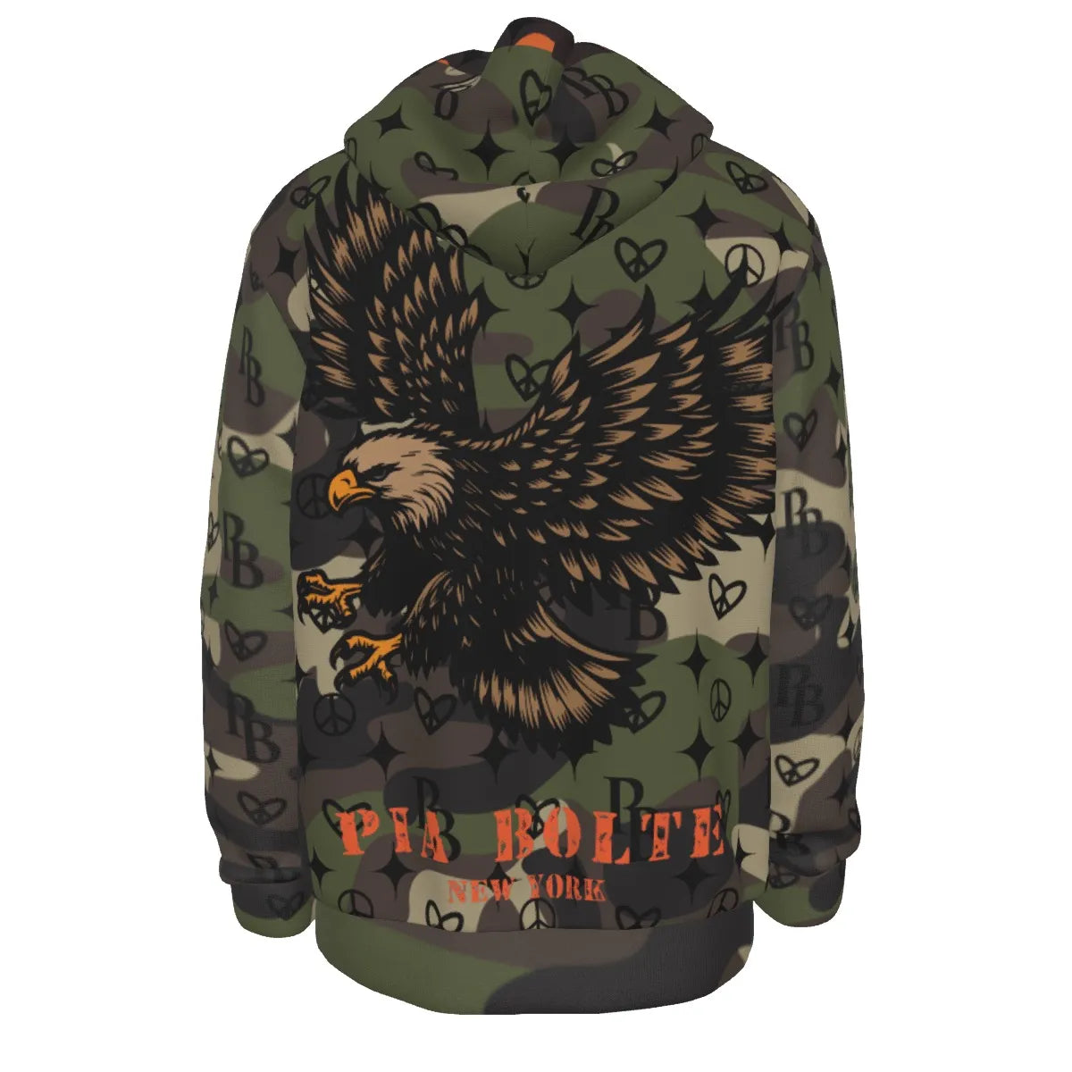 PIA BOLTE® Hoodie – CAMOUFLAGE EAGLE unisex