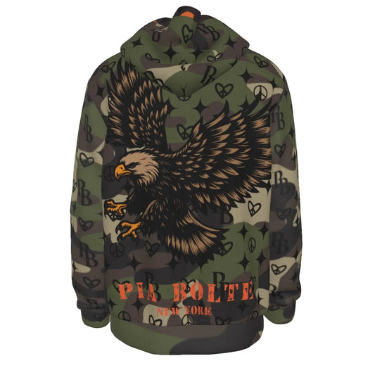 PIA BOLTE® Hoodie – CAMOUFLAGE EAGLE unisex