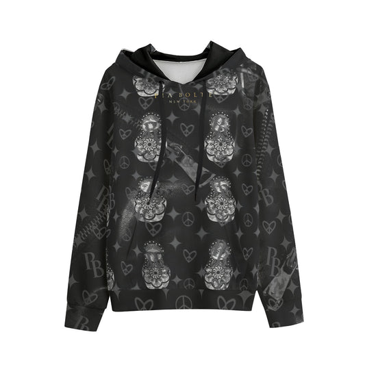 PIA BOLTE® Hoodie - Black Hologram Matroschka