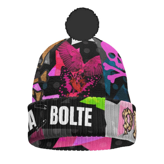 PIA BOLTE® Beanie – Leo Pink Skull Edition