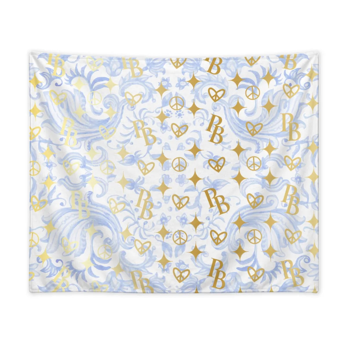 PIA BOLTE® Flannel Blanket – Signature Monogram Edition