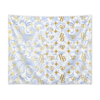 PIA BOLTE® Flannel Blanket – Signature Monogram Edition