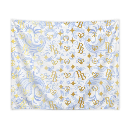PIA BOLTE® Flannel Blanket – Signature Monogram Edition