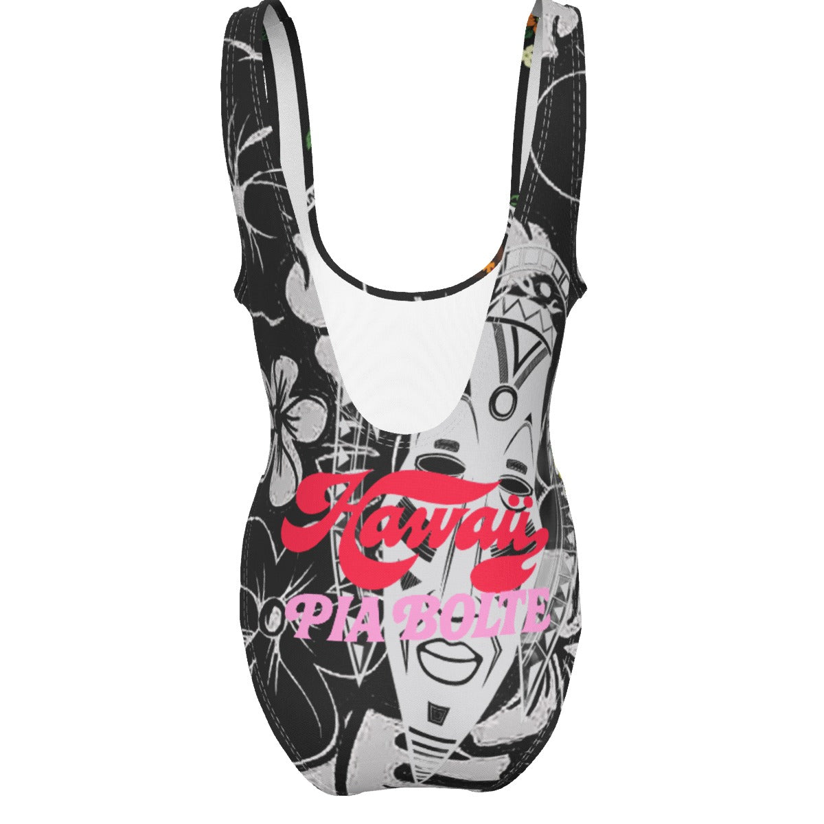 High Cut Swimsuit Aloha Hawaii Flower Power