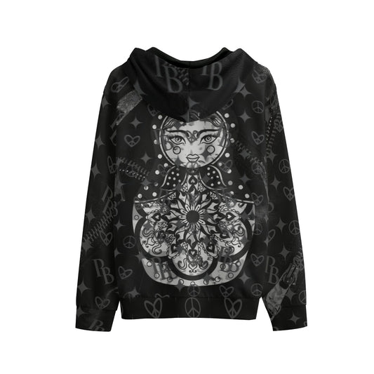 Hoodie Black Hologram Matroschka