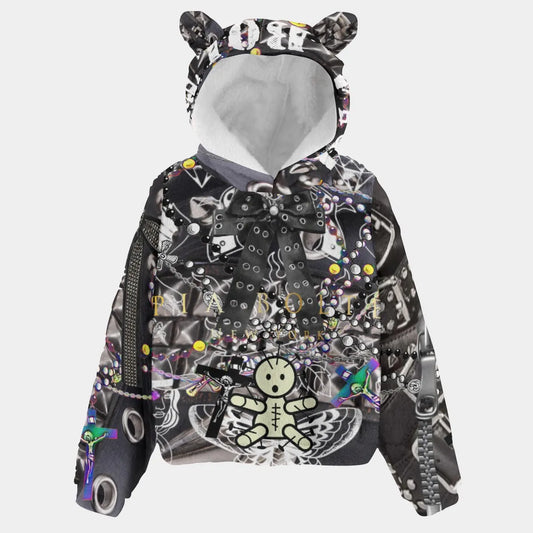 PIA BOLTE® KIDS ROCKSTAR HOODIE MIT OHREN – STATEMENT STREETSTYLE SWEATER - PIA BOLTE® COUTURE