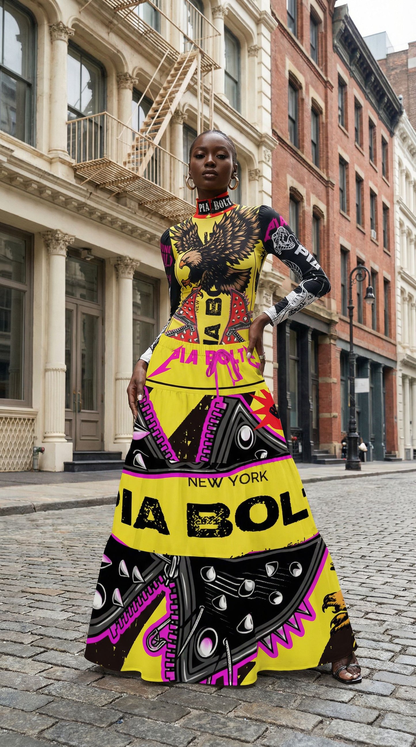 PIA BOLTE® Rockstar Bodysuit – Eagle Power Turtleneck