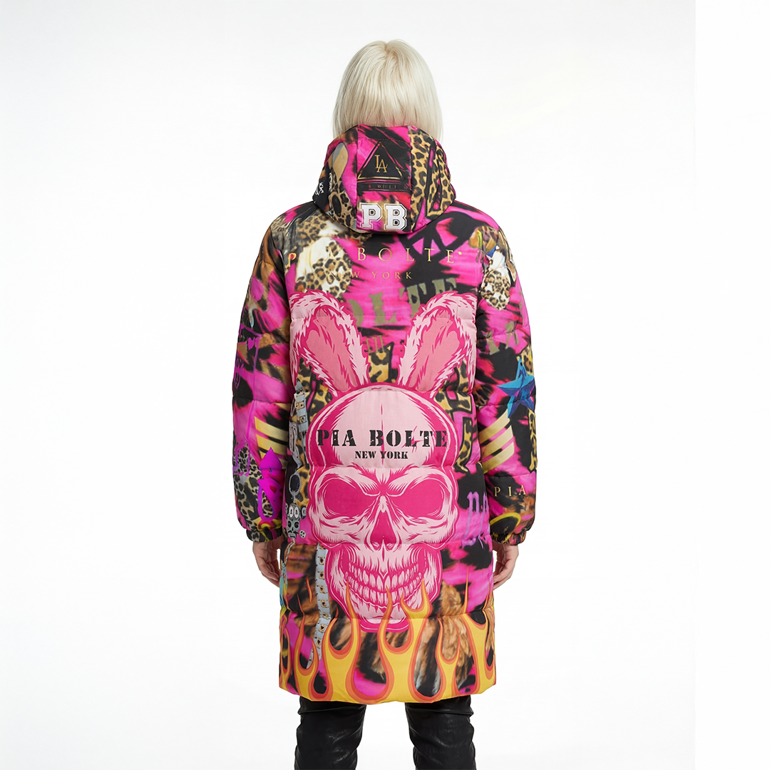 PIA BOLTE® Mantel - Pink Winter