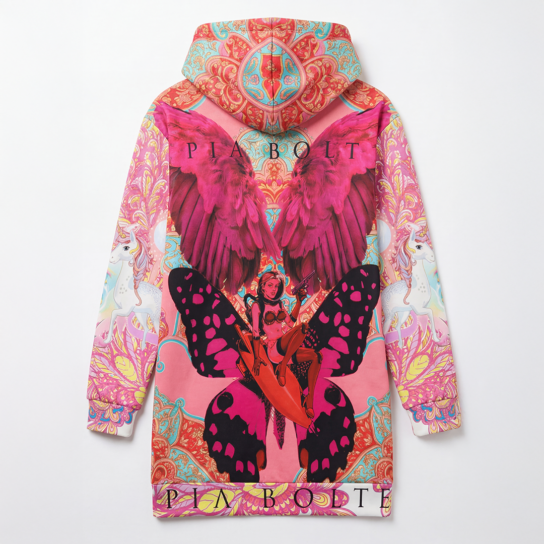 PIA BOLTE® Hoodie - New York wings butterfly