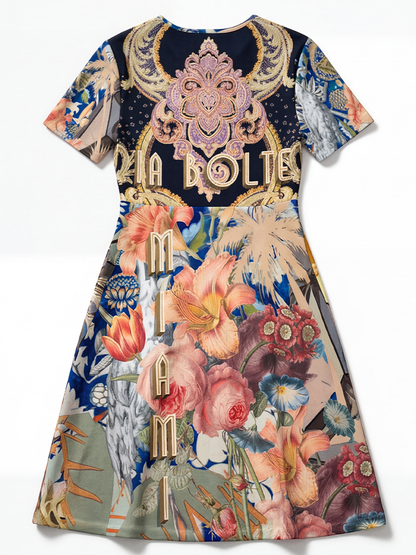 PIA BOLTE® Kleid - mystic flowers dream ᴸᴵᴹᴵᵀᴱᴰ - PIA BOLTE® COUTURE