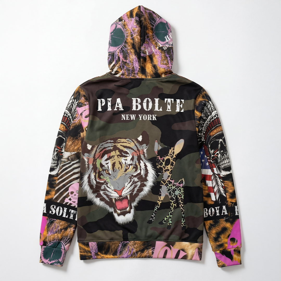 PIA BOLTE® Hoodie - camouflage Bambii Tiger