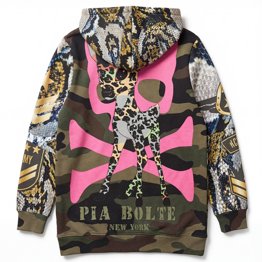 Hoodie jacket military Bambii