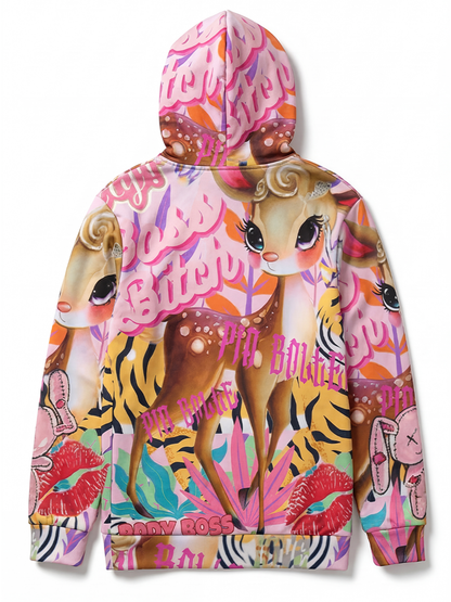 Pullover Hoodie sweet Bambii kiss💋 - PIA BOLTE® COUTURE
