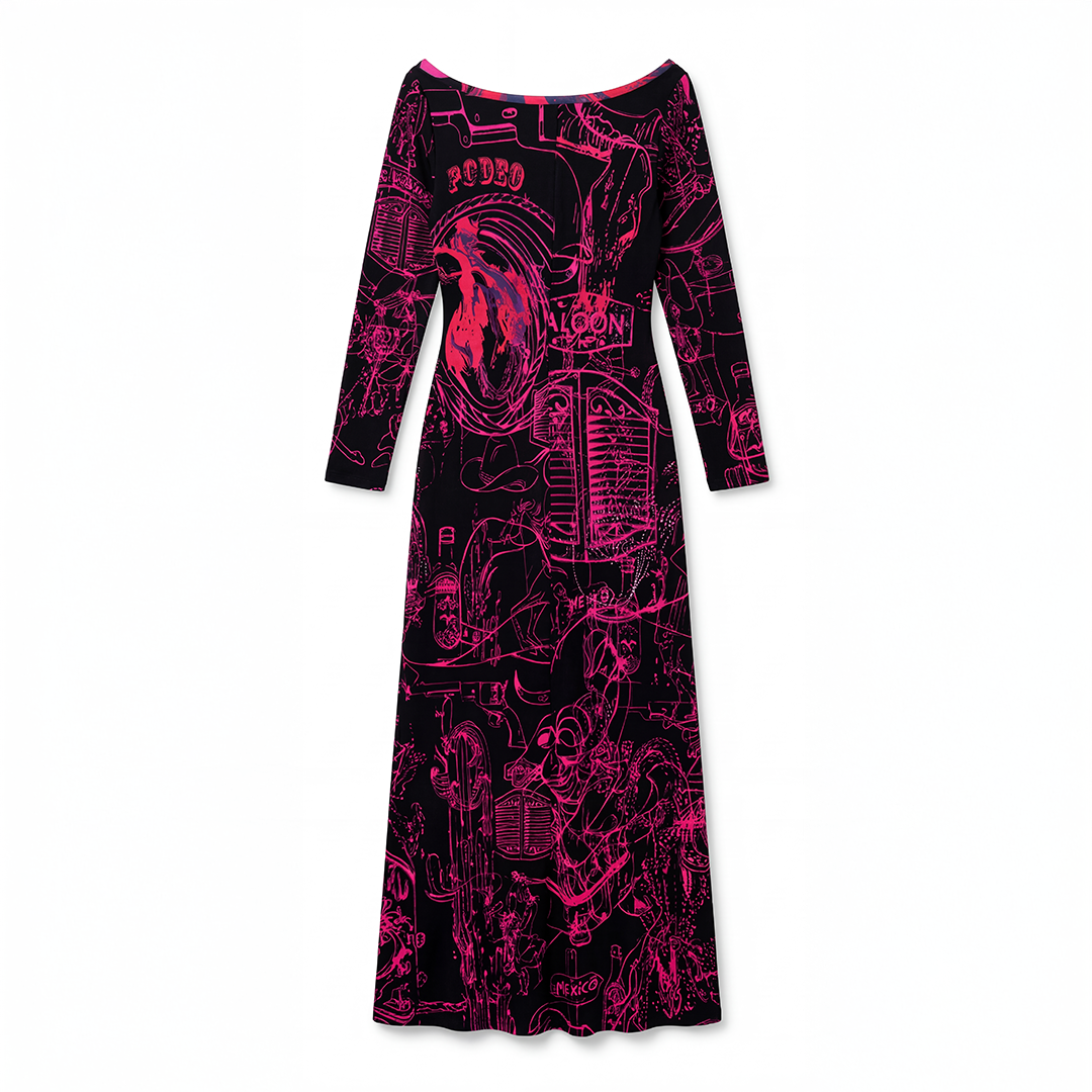 PIA BOLTE® RUNWAY VELVET DRESS – Midnight Statement