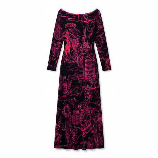 PIA BOLTE® RUNWAY VELVET DRESS – Midnight Statement