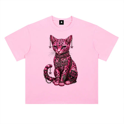 PIA BOLTE® NEW YORK MATRYOSHKA RAW-HEM T-SHIRT