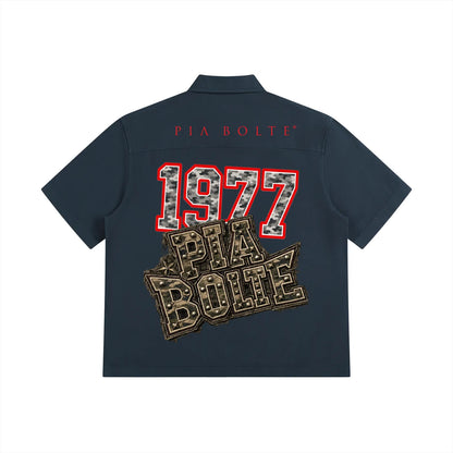 PIA BOLTE® Heritage Badge Denim Shirt – 1977 Legacy Edition